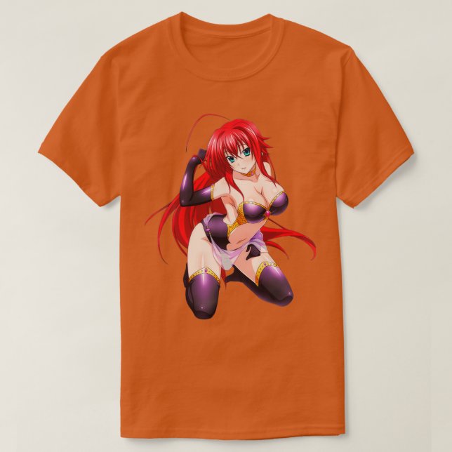 T-shirt Lycée DxD Rias Gremory Black Costume (Design devant)