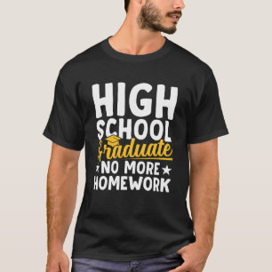 T-shirt Lycée Le Diplômé Ses Garçons Filles Famille Gra