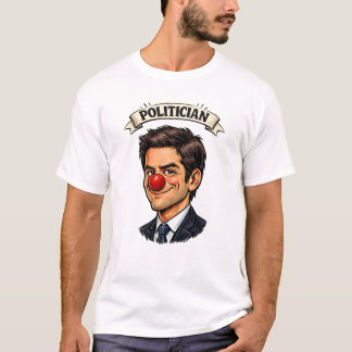 T-shirt lying politician clown politique menteur