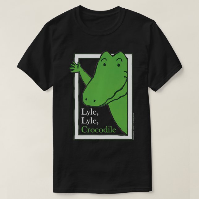 T-shirt Lyle, Lyle, Crocodile Waving Croc Illustration Pré (Design devant)