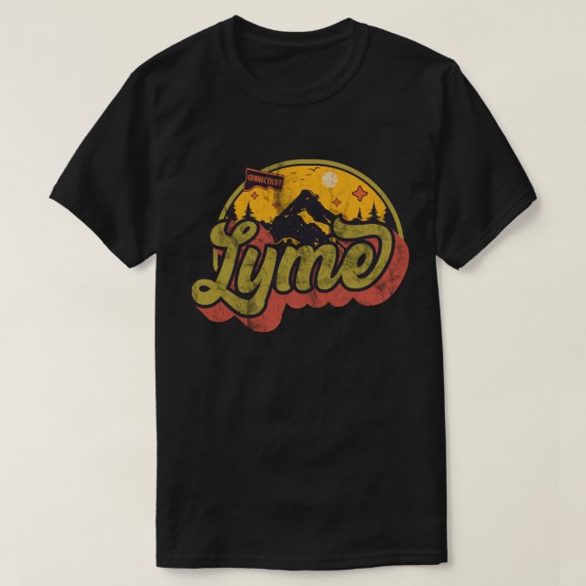 T-shirt Lyme, Connecticut (Design devant)