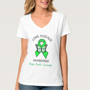 T-shirt Lyme Disease Hope Faith Courage