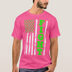 T-shirt Lymphoma Awareness Flag 4 juillet drapeau américai