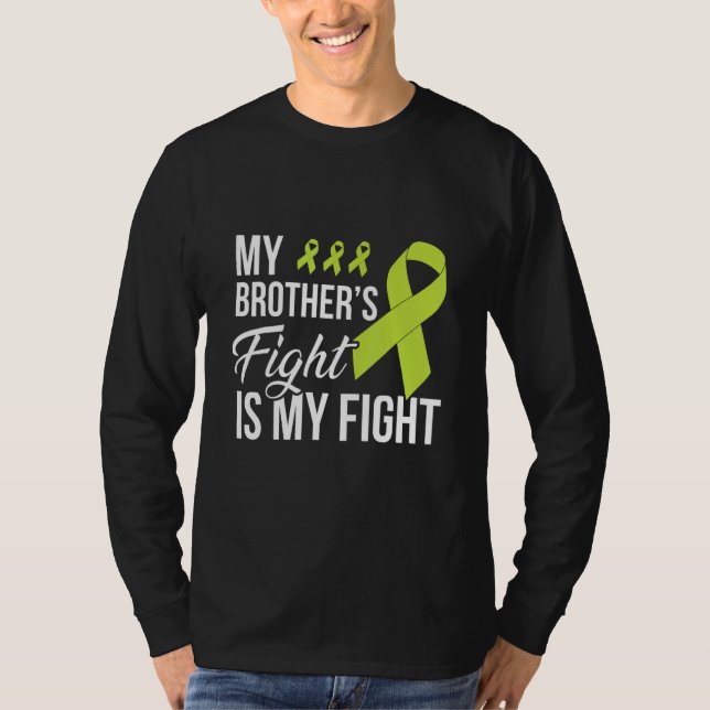T-shirt Lymphoma  My Brother's Fight (Devant)