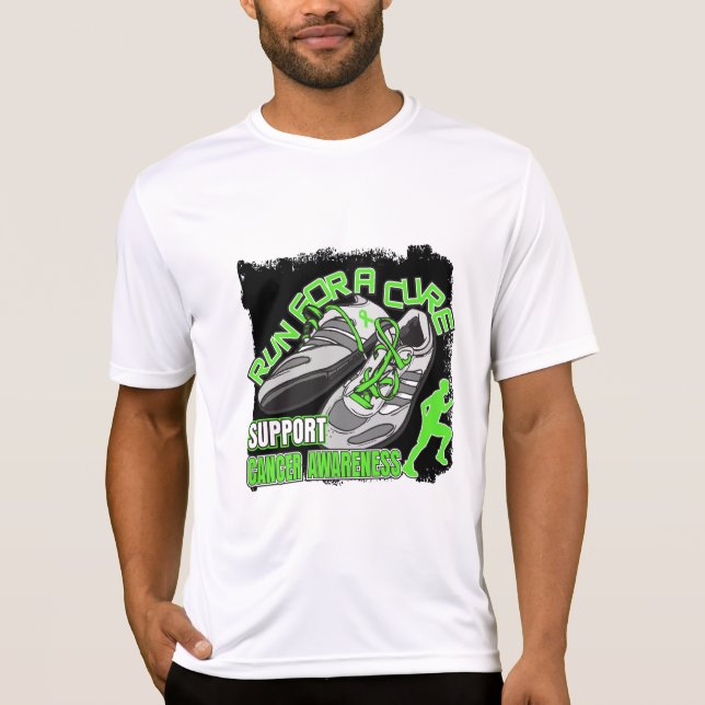 T-shirt Lymphome - course d'hommes pour un traitement (Devant)