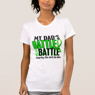 T-shirt Lymphome ma bataille trop 1 papa