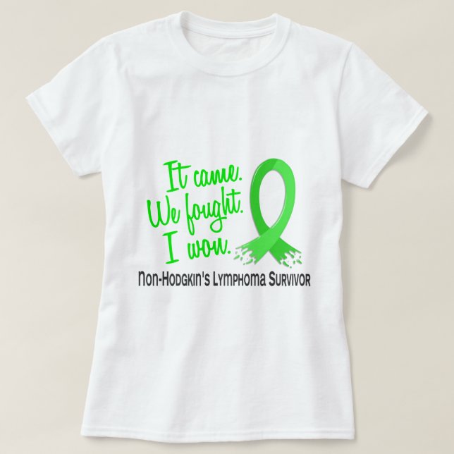 T-shirt Lymphome non Hodgkinien du survivant 11 (Design devant)