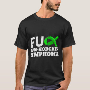 T-shirt Lymphome Non-Hodgkinien Hommes Cancer du Sang Vert