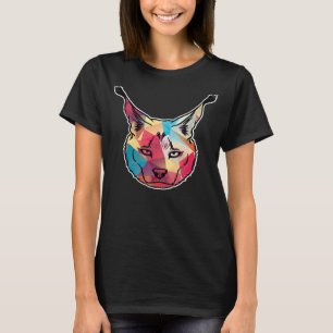 T-shirt Lynx Caracal Chat Sahara Safari zoo animal sauvage