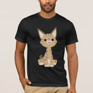 T-shirt Lynx Cartoon mignon