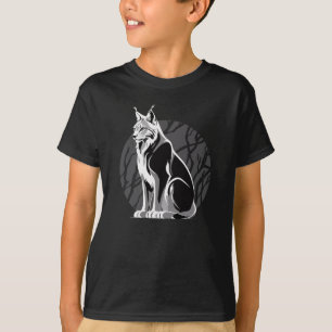 T-shirt Lynx noir et blanc