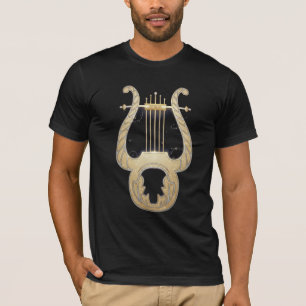T-shirt Lyre d'Apollo Mythologie grecque Design Art Nouv