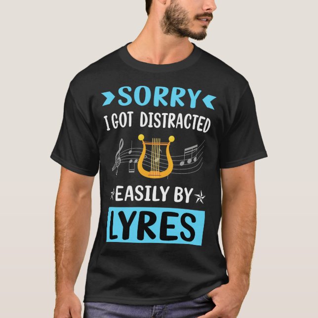 T-shirt Lyre distraite (Devant)