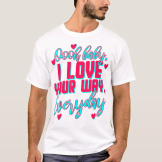 T-shirt LyricLyfe BÉBÉ J'AIME VOTRE CHEMIN PAR PETER FRAMP