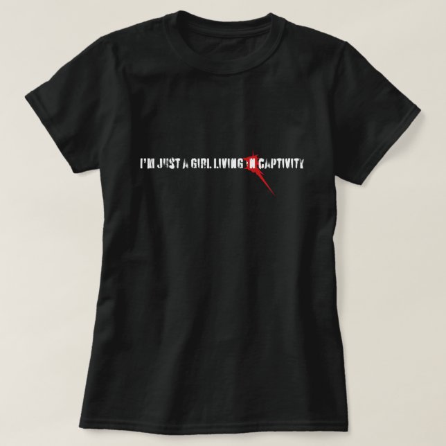 T-shirt lyrique "Just a Girl" (Design devant)