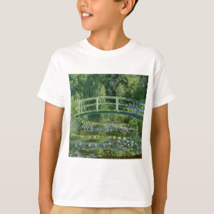 T-shirt Lys à eau Claude Monet et pont japonais