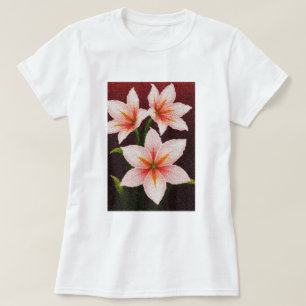 T-shirt Lys de rayon de fusion