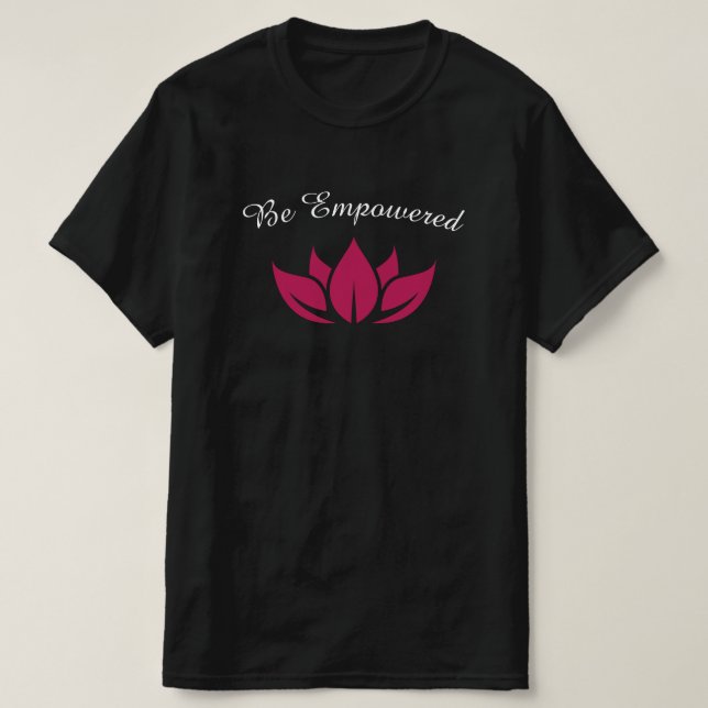 T-shirt Lys d'Eau Lotus Rose En Pleine Croissance T-Shir (Design devant)
