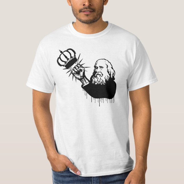 T-SHIRT LYSANDER SPOONER AUCUN MAÎTRE (Devant)