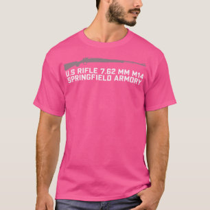 T-shirt M14 Fusil Springfield Armory Us 7 6 Mm Lover