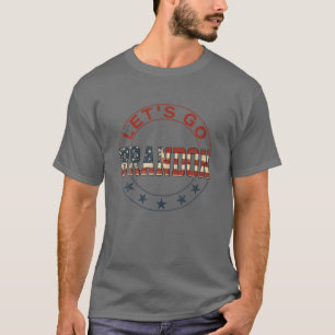 T-shirt M3JO Lestons Brandon Retro American Flag Biden Pre