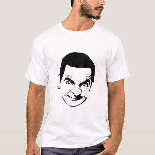 T-shirt M. Bean Face Stencil Pop Art