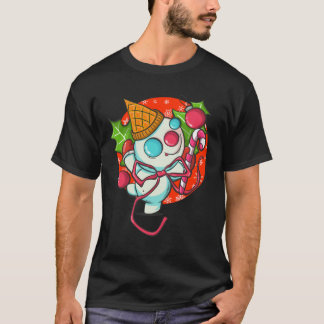 T-shirt M. Bingle Snowman Nouvelle-Orléans Icône de Noël C