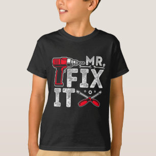 T-shirt M. Break It M. Fix It Funny Papa & Son Corresponda
