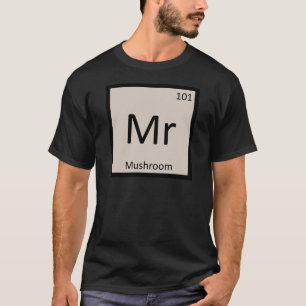 T-shirt M. - Chimie végétale des champignons Tableau pério