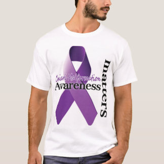 T-shirt m de sujets de conscience de malformation