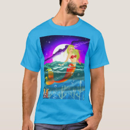 T-shirt M est pour la sirène