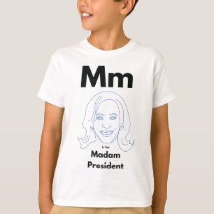 T-shirt M Est Pour Madame La Présidente Kamala Harris