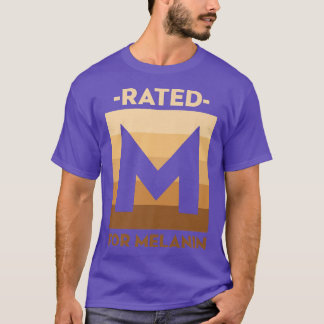 T-shirt M Est Pour Melanin Black Pride Black Histoire Mois