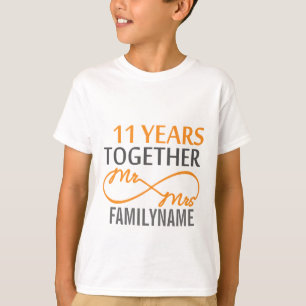 T-shirt M. et Mme 11th Anniversary