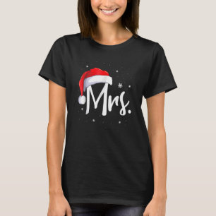 T-shirt M. Et Mme Claus Couples Correspondant Au Pyjama De