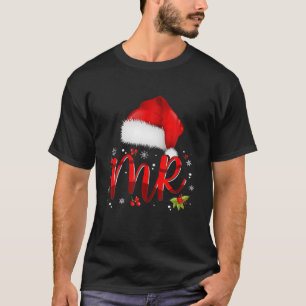 T-shirt M. Et Mme Claus Couples de Noël Correspondants Paj