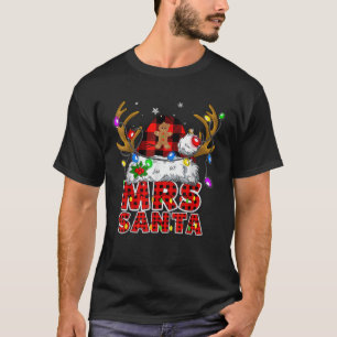 T-shirt M. et Mme Claus Couples Matching Christmas Pajama
