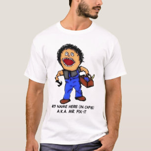T-shirt M. Fix It Builder Cartoon