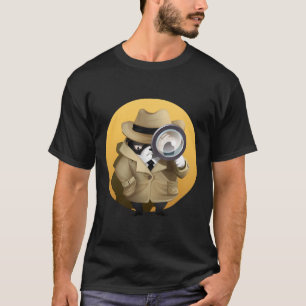 T-shirt M. Grumpy Boston Terrier Detective