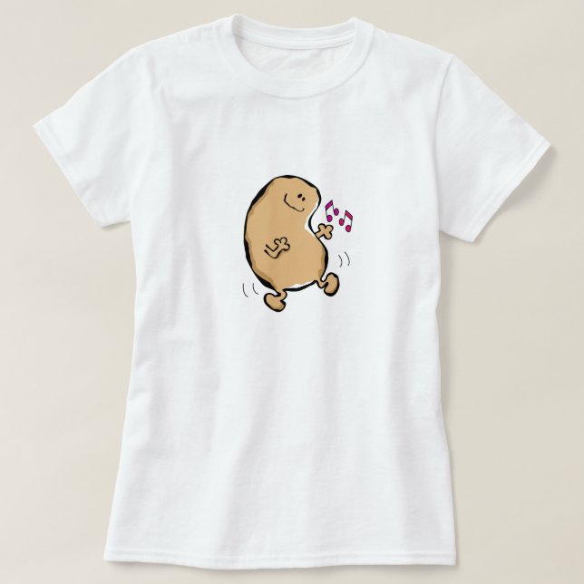 T-shirt M. Human Bean Doing The Jiggy (Design devant)