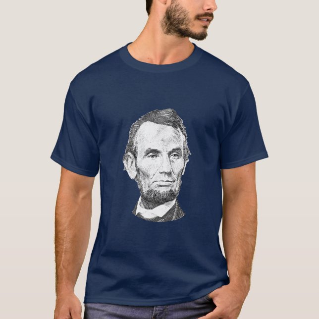 T-shirt M. Lincoln -- Le président de l'Amérique (Devant)