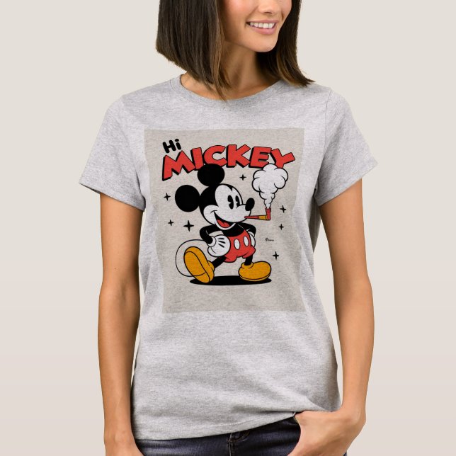 T-shirt m. mickey live (Devant)