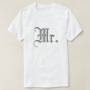 T-shirt M. & Mme Blackletter