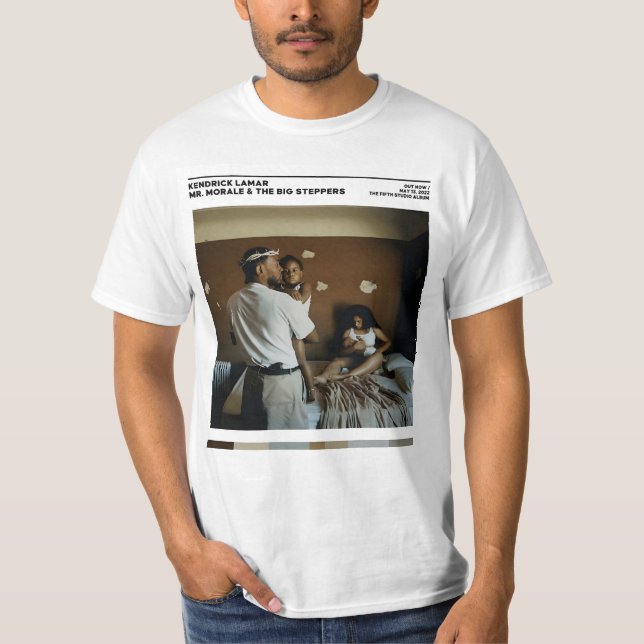T-shirt M. Morale Et L'Album Big Steppers (Devant)