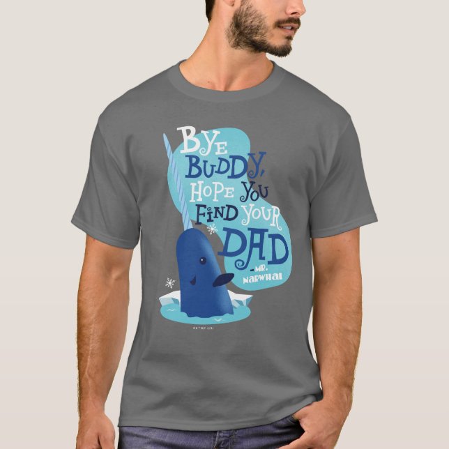 T-shirt M. Narwhal | Par Buddy, J'Espère Que Vous Trouvere (Devant)