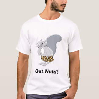 T-shirt M. Nutz de caractère d'écureuil, obtenu des écrous