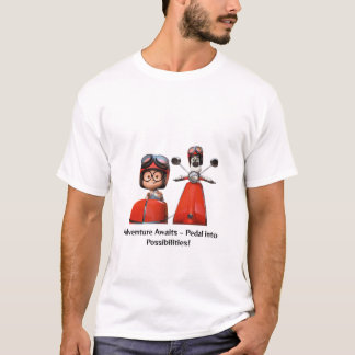 T-shirt M. Peabody & Sherman Cycling à l'école - Amusant A