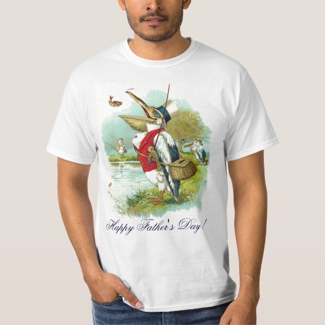 T-SHIRT M. PELICAN PÊCHE / FÊTE DES PÈRES (Devant)