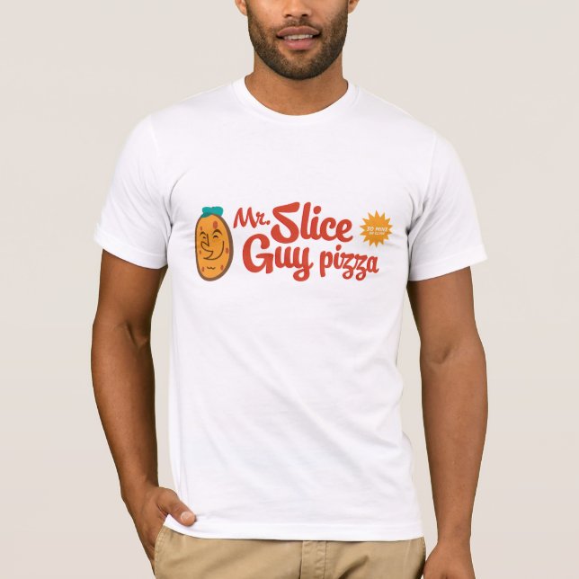 T-SHIRT M. SLICE GUY PIZZA (Devant)