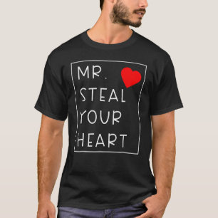 T-shirt M. Steal Your Heart Toddlers Garçons Valentines Jo